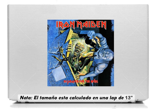 Vinil Sticker Laptop 13 PuLG. Iron Maiden Modld0025