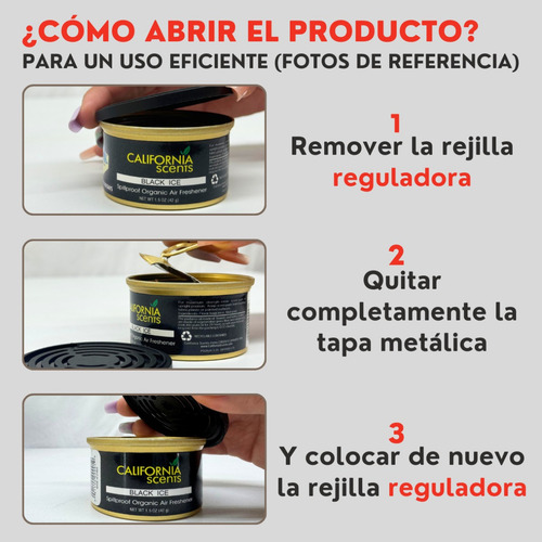 2 Aromatizantes California Scents Cherry Y Black Ice H-200