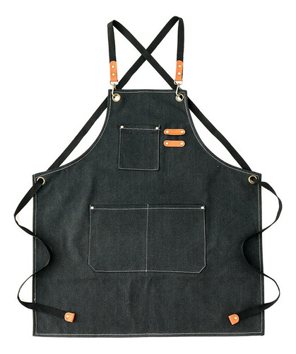Para Cocina Delantal Vaquero Resistente Desgaste Moda