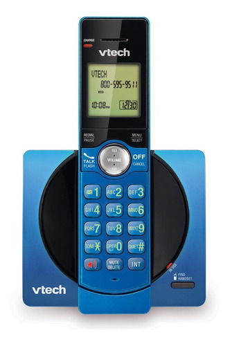 Teléfono VTech CS6919 inalámbrico - color azul/negro