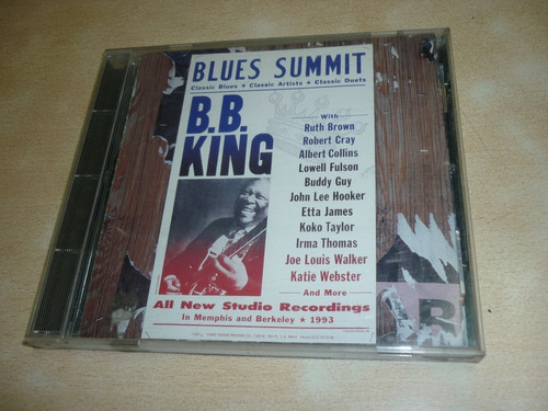 Bb King Blues Summit Cd Americano 1993 Excelente Jcd055