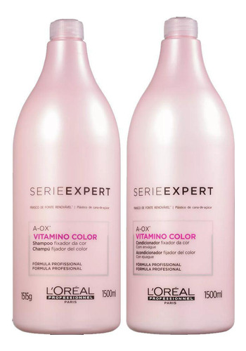 Kit Shampoo Condicionador Loreal Vitamino Color Resveratrol