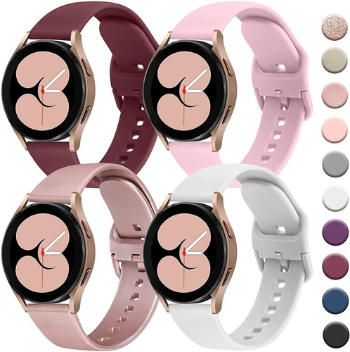 Mallas De Repuesto  Samsung Galaxy Watch 4 Pack 4 Colores