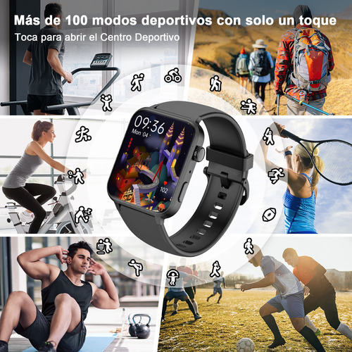 Reloj Smartwatch Inteligente Bluetooth Llamada Asistente Voz