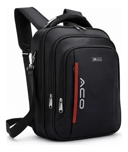 Mochila Notebook 15.6 Masculina Feminina Impermeável Executiva Slim Alça De Ombr