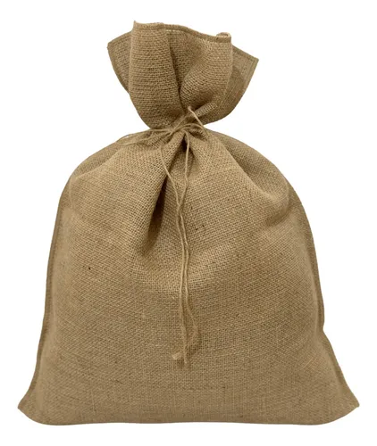 Sacos De Juta Grandes 45x60cm Kit 10 Unidades Cor Natural Menor preço em Sacos De Juta Grandes 45x60cm Kit 10 Unidades Cor Natural
