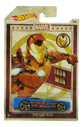 Hot Wheels Iron Man The Gov'ner 1/64 Scale Marvel Comics