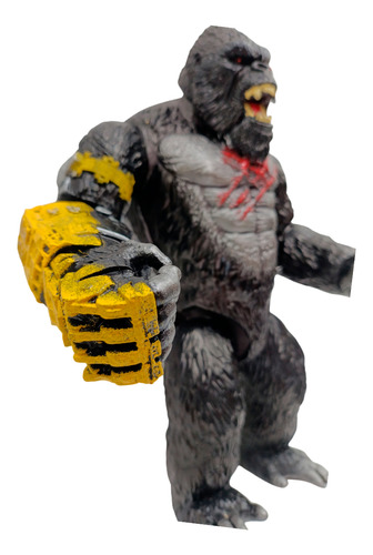 Godzilla X Kong Figura Kong Guante Articulado 28 Cm