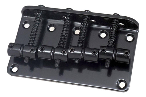 Puente De Bajo De 4 Cuerdas De 80mm, Repuesto De Metal Negro