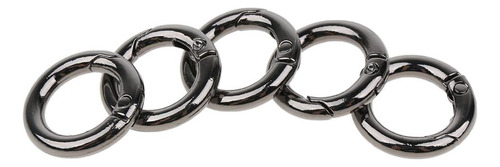 10 Hebillas De Resorte Redondas De Aleación De Zinc,