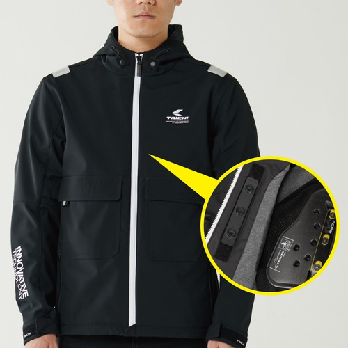 Campera Moto Rs Taichi Softshell Multi Parka Otoño-invierno