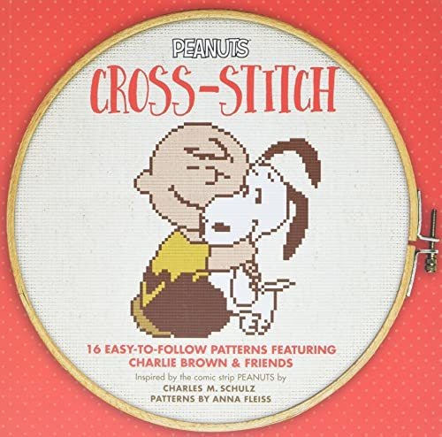 Book : Peanuts Cross-stitch 16 Easy-to-follow Patterns...