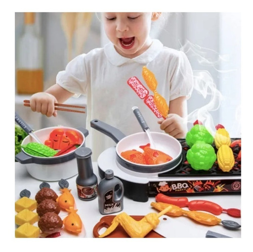 Juguetes Para Niños Spray Barbecue Bbq Parrilla Grill