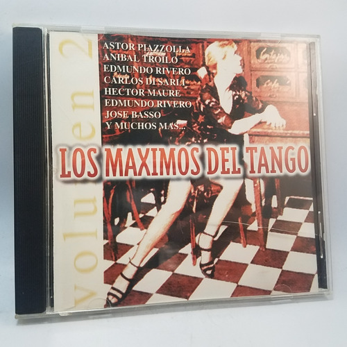 Piazzolla Troilo Rivero Di Sarli -  Los Maximos Del Tango Cd
