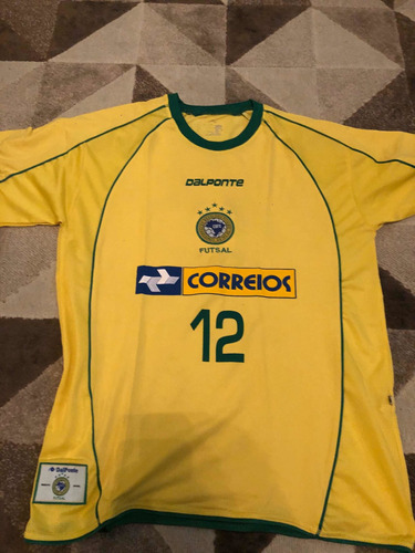 Camiseta Oficial Futsal Seleção Do Brasil Falcão 12