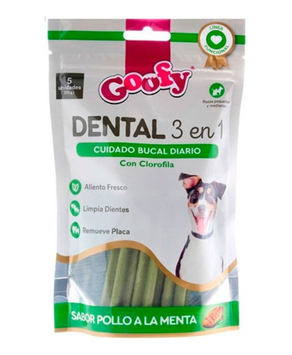 Goofy Snack Dental 3 En 1 Cuidado Bucal 70gr