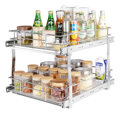 Vevor Organizador De Gabinete Extraíble Cocina 17x21 PuLG