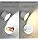 Apliques Led De Pared Recargables, 2 Unidades, 3 Brillos