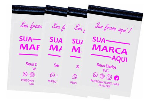 Envelope De Correios Ecommerce Personalizado 19x25//500 Unid