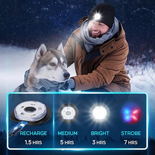 Regalos Para Hombres Gorro Con Led - Gorro Unisex Recargable