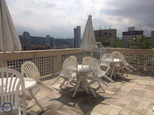 Flat Com 2 Dorms, Gonzaga, Santos - R$ 320 Mil, Cod: 13368 - V13368