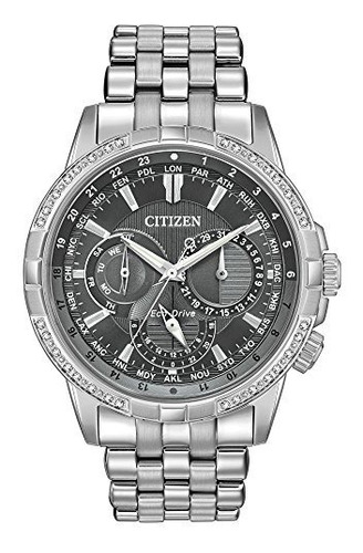 Ciudadana Bu2080  51h Calendario Para Hombre Plata 44 Mm Ace