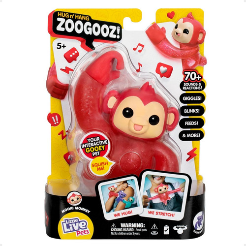 Muñeco Mascota Elastica Little Live Pets Hug Hang Zoogooz