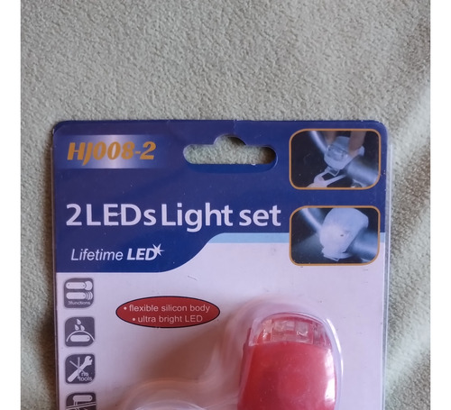 Kit De Luces Siliconadas Led Blanca Y Roja 