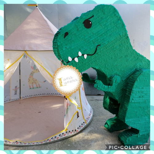 Imagen 10 de 10 de Cumpleaños Dinosaurio -invitación, Bolsas, Souvenir, Piñata
