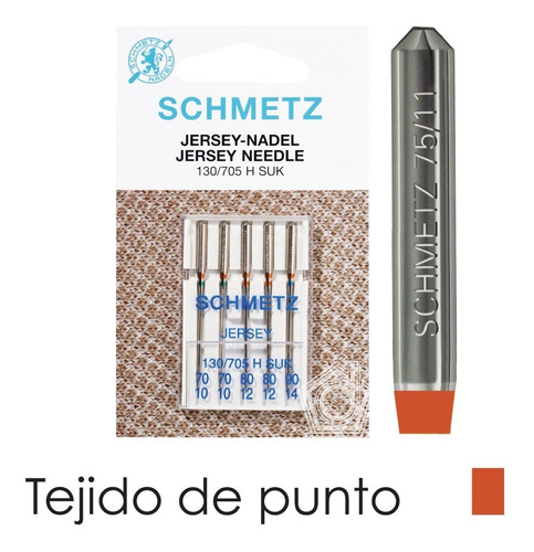 Kit De Agujas Schmetz - Jersey Para Máquinas Familiares