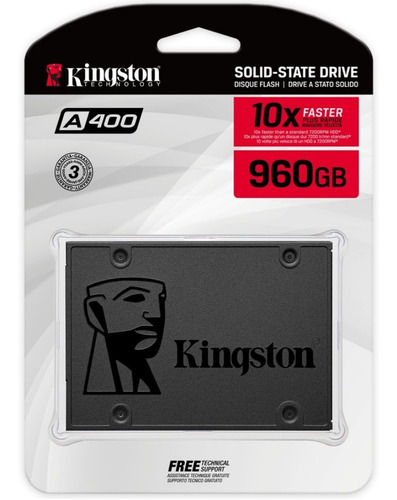 Kingston Disco Solido Ssd 960gb Sata Sa400s37/960g Tranza