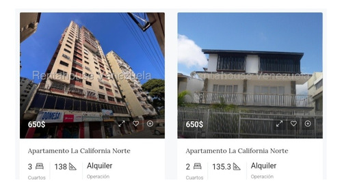 Apartamentos En Alquiler En La California Norte Rc