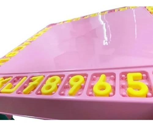 Imagem 3 de 3 de Mesa / Mesinha Infantil 2 Cadeiras Plástica Educativo Tritec