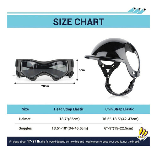 Capacete De Motocicleta Para Cachorro Pequeno Com Lente