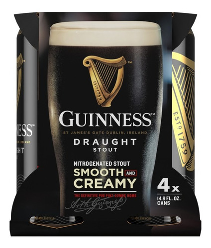 (1) Cerveza Guinness Smooth