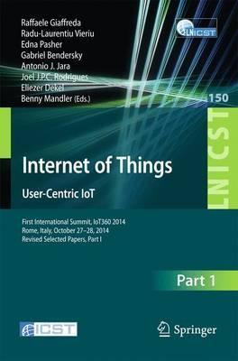 Libro Internet Of Things. User-centric Iot : First Intern...