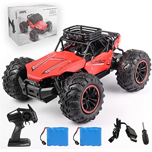 Qida 1:18 Rc Coches, 2wd Alta Velocidad 18 Km/h Todos D98mv