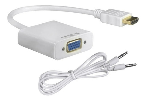 Convertidor / Adaptador Cable De Puerto Hdmi A Vga Con Audio