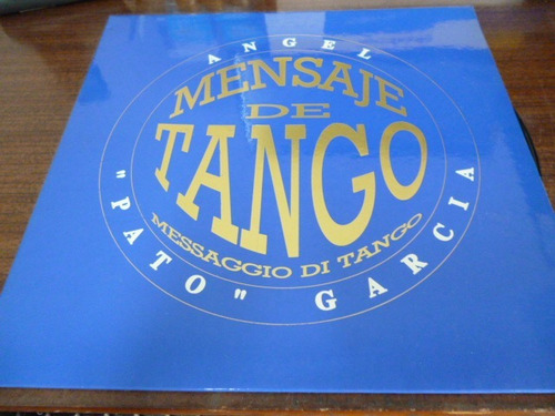 Angel Pato Garcia Mensaje De Tango Vinilo Italiano