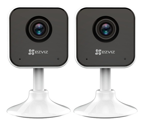 Combo X 2 Camara De Seguridad Wifi Full Hd Ezviz H1c Sd 32gb