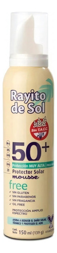 Rayito De Sol Protector Gluten Free Mousse Fps 50 X 170 Gr