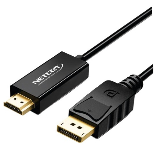 Cable Displayport Dp A Hdmi Netcom De 5 Metros Ultra Hd 4k