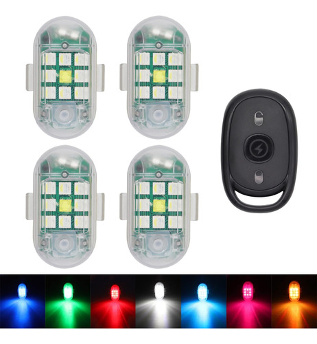 Ccbaseball 4 Luces Estroboscopicas Led Inalambricas Con Cont