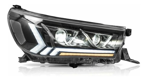 Farol Full Led Modelo Tribal Para Toyota Hilux 2016 A 20