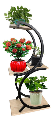 Ywqjl Soporte Para Plantas De Hierro Forjado De 4 Niveles, .