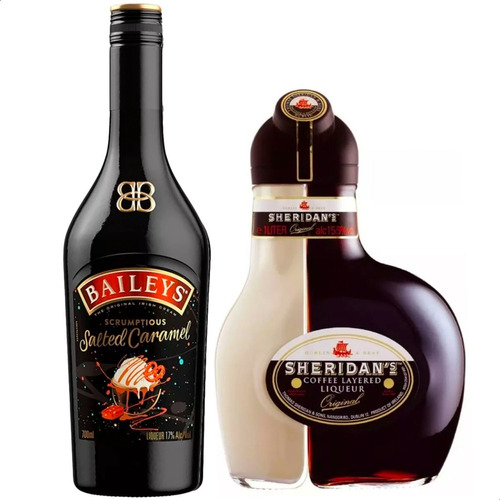 Licor Baileys Salted Caramel + Sheridans Premium - 01mercado