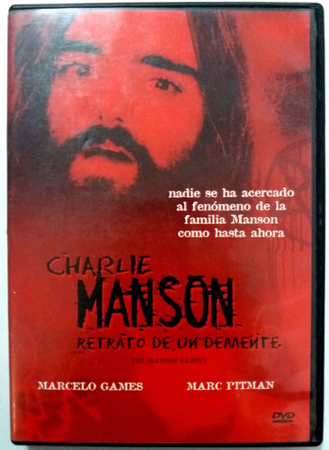 Charlie Manson Retrato De Un Demente Dvd Asesinos Seriales