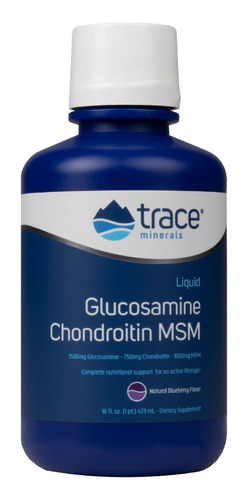 Trace Minerlas Glucosamina/condroitina/msm 16oz Arandano Sfn