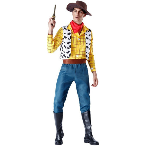 Hombres Mujeres Toystory Woody Jessie Cowboy Disfraz De Cosp