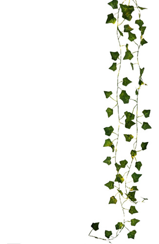 Cadena Led De Plantas Artificiales, Hoja Verde, Vid